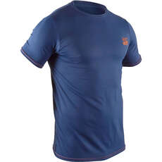 Gul Short Sleeve Tee Fit Rashvest - Navy - RG0366-B7