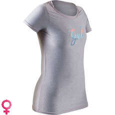 Gul Womens Short Sleeve Tee Fit Rashvest - Grey - RG0367-B7 Gul Womens Short Sleeve Tee Fit Rashvest - Grey - RG0367-B7