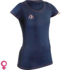 Gul Womens Short Sleeve Tee Fit Rashvest - Navy - RG0367-B7 Gul Womens Short Sleeve Tee Fit Rashvest - Navy - RG0367-B7