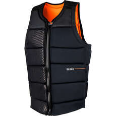 Radar Drifter Waterski Impact Vest - Black/Orange Glow