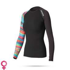 Mystic Dazzled Womens Long Sleeve Rashvest - Rainbow