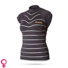 Mystic Star Womens Capsleeve Rashvest  - Black