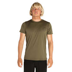 Rip Curl Short Sleeve Compass UV Tee  - Khaki