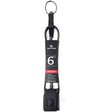 Rip Curl Regular 6ft x 7mm Surfboard Leash - Black - BLEXL1 Rip Curl Regular 6ft x 7mm Surfboard Leash - Black - BLEXL1