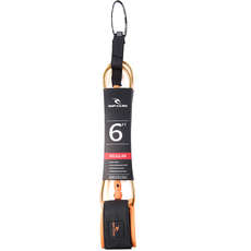 Rip Curl Regular 6ft x 7mm Surfboard Leash - Orange - BLEXL1 Rip Curl Regular 6ft x 7mm Surfboard Leash - Orange - BLEXL1
