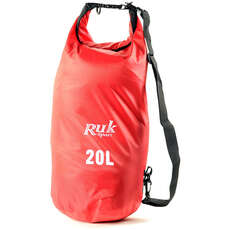 RUK Sport 20L Dry Bags With Strap - Red - DB023