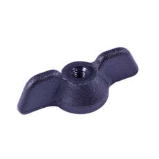 SeaSure Rudder Wing Nut - Black Nylon - M6 / M8