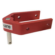 SeaSure RED 2 Hole Top Rudder Pintel - 8mm