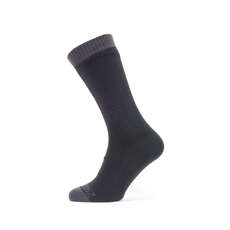 Sealskinz Warm Weather Mid Height Waterproof Socks - Black