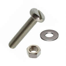 Holt A4 Stainless Steel Pan Head Slot Head Machine Screws / Bolts