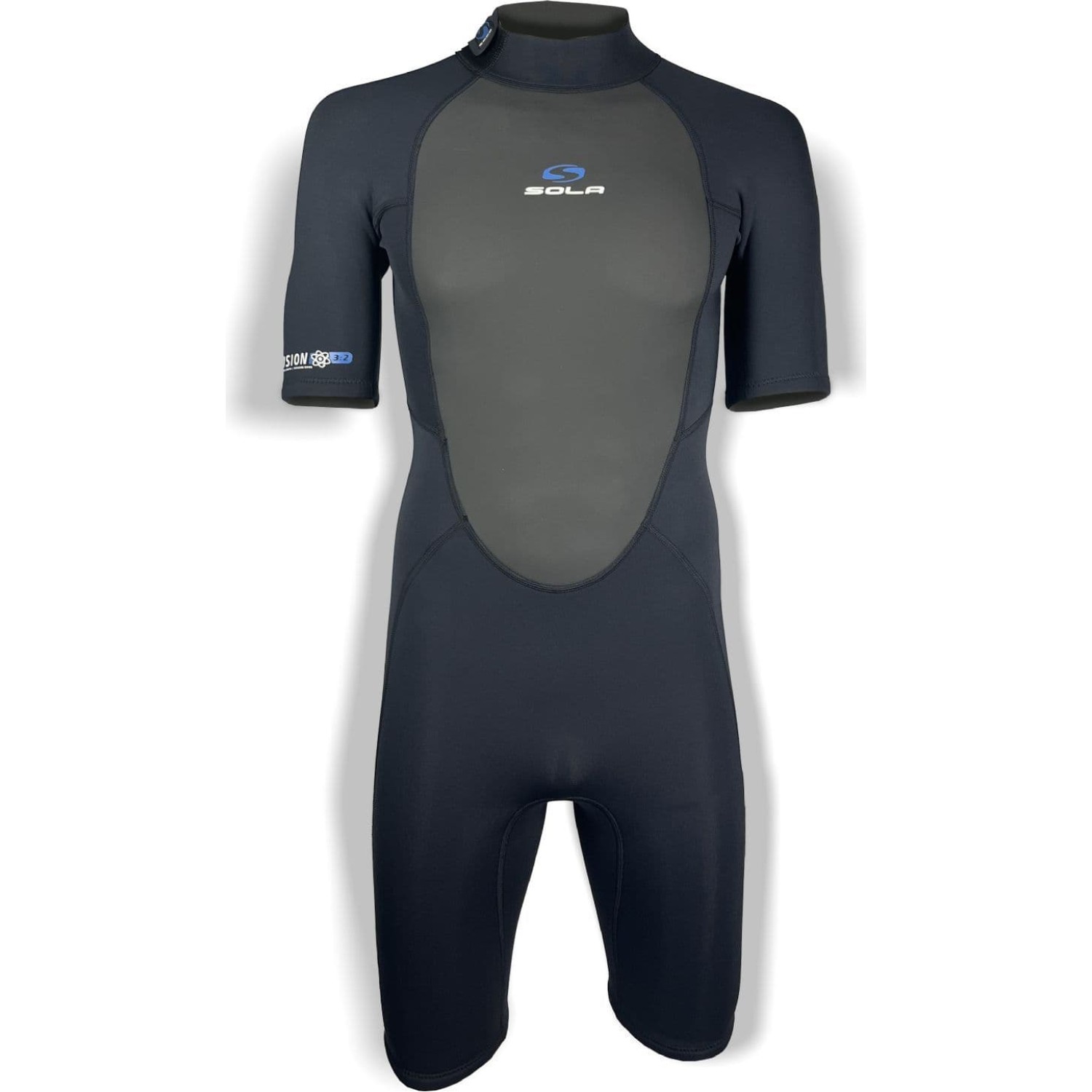 Sola Fusion 3/2mm Shorty Wetsuit 2026 - Black A1721
