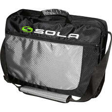 Sola Surf Laptop Shoulder Bag - Black/Silver