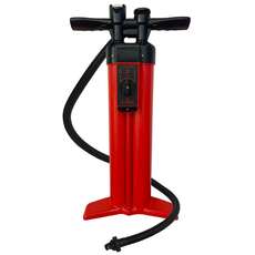Spinera Triple Power Action SUP Pump c/w Gauge  - Red