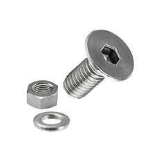 A4 Stainless Steel Counter Sunk Machine Screws Hex Head