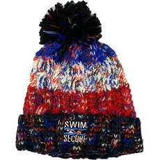 Swim Secure Fleece Lined Bobble Hat - Black Jacks