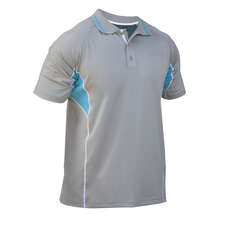 Gul CODE ZERO Polo - Grey/Aqua