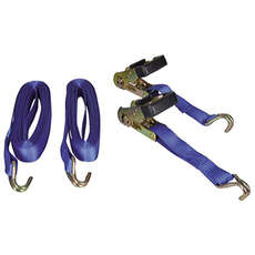 Talamax Tie Down Ratchet Straps - 28mm x 6m [PAIR]