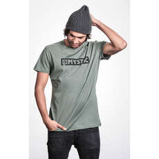 Mystic Kitesurfing T Shirt - Brand - Frozen Green