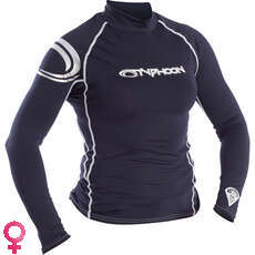 Typhoon Womens Long Sleeve Rash Vest - Dark Teal 430031