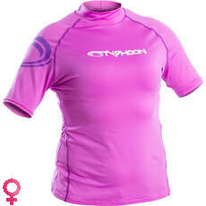 Typhoon Womens Short Sleeve Rash Vest - Violet 430042 Typhoon Womens Short Sleeve Rash Vest - Violet 430042