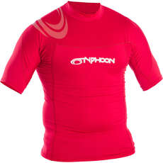 Typhoon Short Sleeve Rash Top - Rich Red 430022