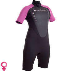 Typhoon Swarm Womens 3/2mm Shorty Wetsuit - Berry 471150