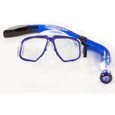Typhoon Pro Mask & Snorkel Set - Adult - Blue