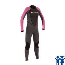 Typhoon Storm Girls 3mm Wetsuit - Graphite/Pink Typhoon Storm Girls 3mm Wetsuit - Graphite/Pink