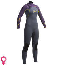 Gul Womens VIPER 5/3mm Blindstitch Bolt Dry Wetsuit - Grey/Mulbry Gul Womens VIPER 5/3mm Blindstitch Bolt Dry Wetsuit - Grey/Mulbry