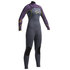 Gul Womens VIPER 5/3mm Blindstitch Bolt Dry Wetsuit - Grey/Mulbry