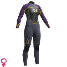 Gul Womens VORTEX 5/3mm Blindstitch Bolt Dry Wetsuit - Grey/Mlbry Gul Womens VORTEX 5/3mm Blindstitch Bolt Dry Wetsuit - Grey/Mlbry