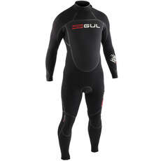 Gul Vortex Blindstitch Steamer 3/2mm Mens Wetsuit - Black/Black