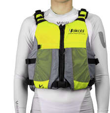 Vaikobi V3 Ocean Racing PFD 2023 - Flouro Yellow/Grey VK-177-FL-YL