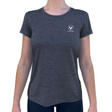 Vaikobi Womens UV Performance Tech Tee  - Charcoal