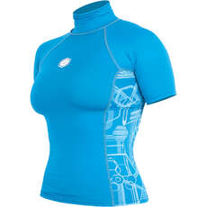 Alder Cruz Junior Short Sleeve Rashguard  - Light Blue WABCRG-LB