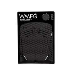 WMFG Kiteboard Traction Pad - Stubby Six Pack Full Pad - Black/White