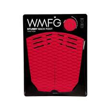 WMFG Kiteboard Traction Pad - Stubby Back Foot Pad - Red