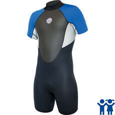 Alder Junior Impact 3/2mm Shorty Wetsuit - Royal Blue WS20JIS