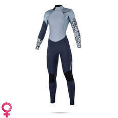 Mystic Womens DIVA 3/2mm GBS Backzip Wetsuit - Navy