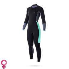 Mystic Womens DUTCHESS 5/4mm GBS Back-Zip Wetsuit - Black