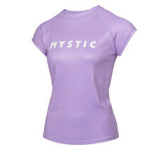 Mystic Womens Star Short-Sleeve Rashvest - Pastel Lilac 220296