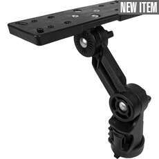 Yak Attack Rectangular Fish Finder Mount with Track Mounted LockNLoad Mounting