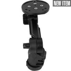 Yak Attack Round Base Fish Finder Mount with Track Mounted LockNLoad Mounting
