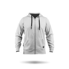 Zhik Mens Zip Fleece Hoodie - Grey
