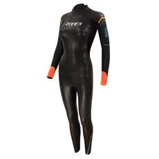 Zone3 Womens Aspect Breaststroke Swimming Wetsuit 2023 - Blue/Orange