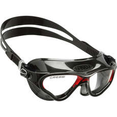Cressi Cobra Swimming Goggles - Black/Red