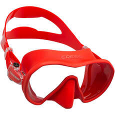 Cressi Z1 Frameless Diving / Snorkelling Mask - Red