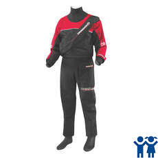 Crewsaver Junior Razor Drysuit - Black/Red