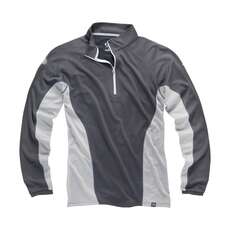 Gill i2 Mens Long Sleeve Zip Neck - Ash/Silver