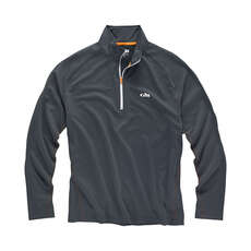 Gill I2 Mens Long Sleeve Zip Neck - Graphite Gill I2 Mens Long Sleeve Zip Neck - Graphite